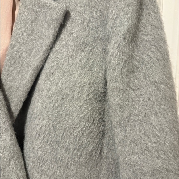 J. Crew Collection Brushed Wool Gray Double-Breasted Coat - Picture 9 of 11